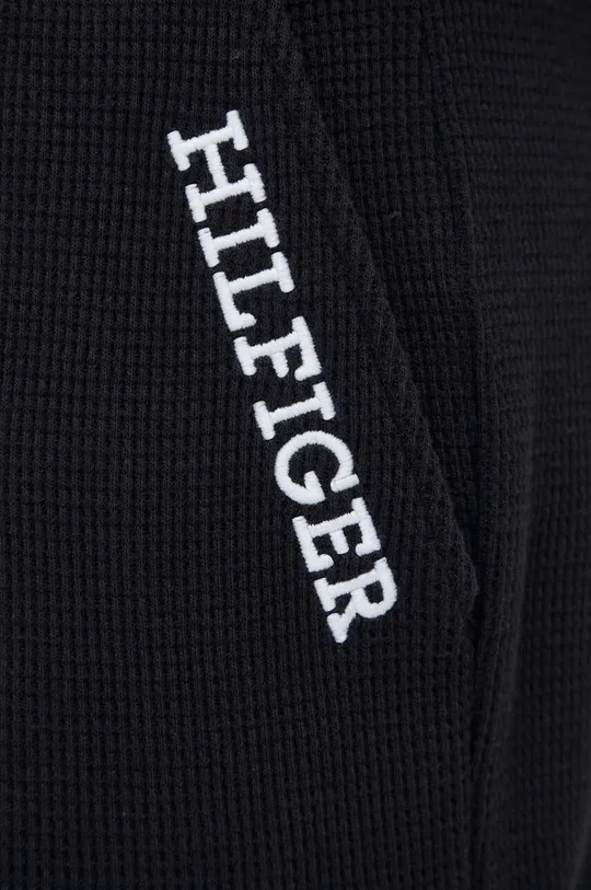 czarny Tommy Hilfiger spodnie piżamowe bawełniane