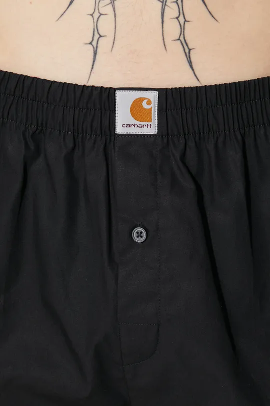 black Carhartt WIP cotton boxer shorts