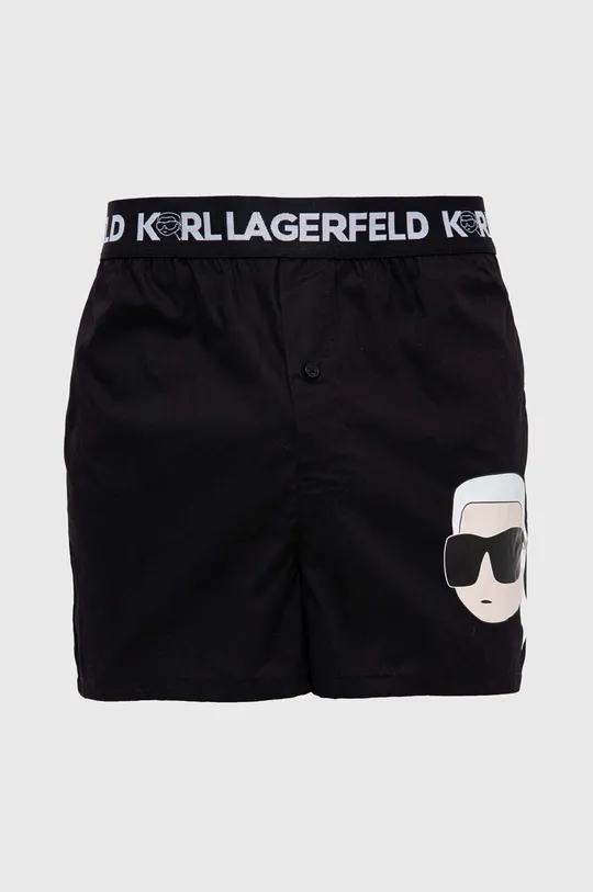 crna Pamučne bokserice Karl Lagerfeld 3-pack