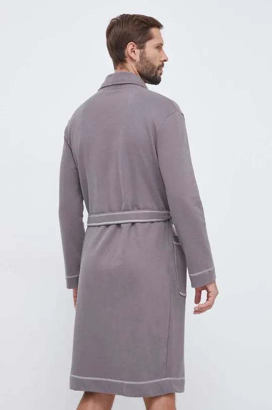 Бавовняний халат Calvin Klein Underwear сірий