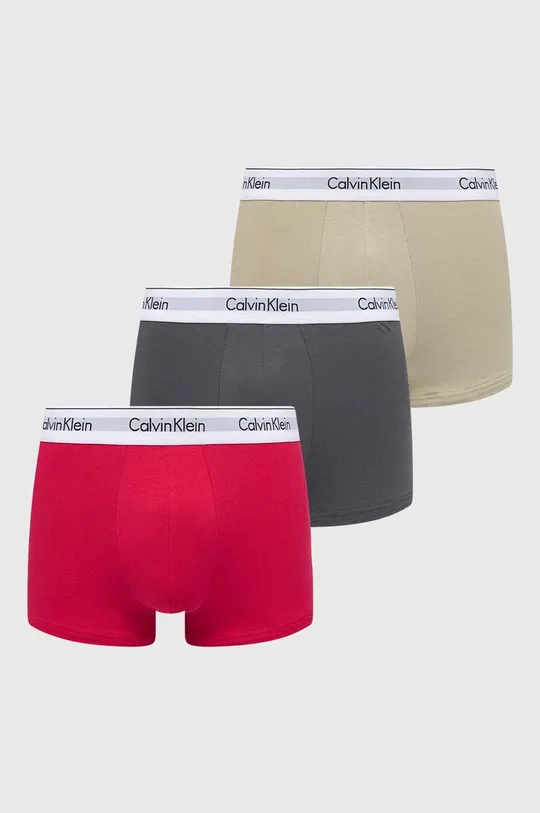 roza Boksarice Calvin Klein Underwear 3-pack Moški