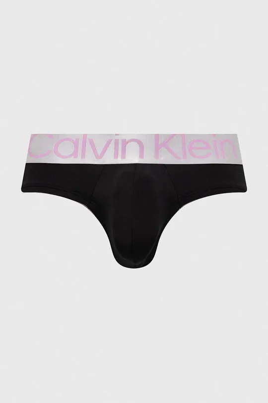 Slipy Calvin Klein Underwear 3-pak modrá