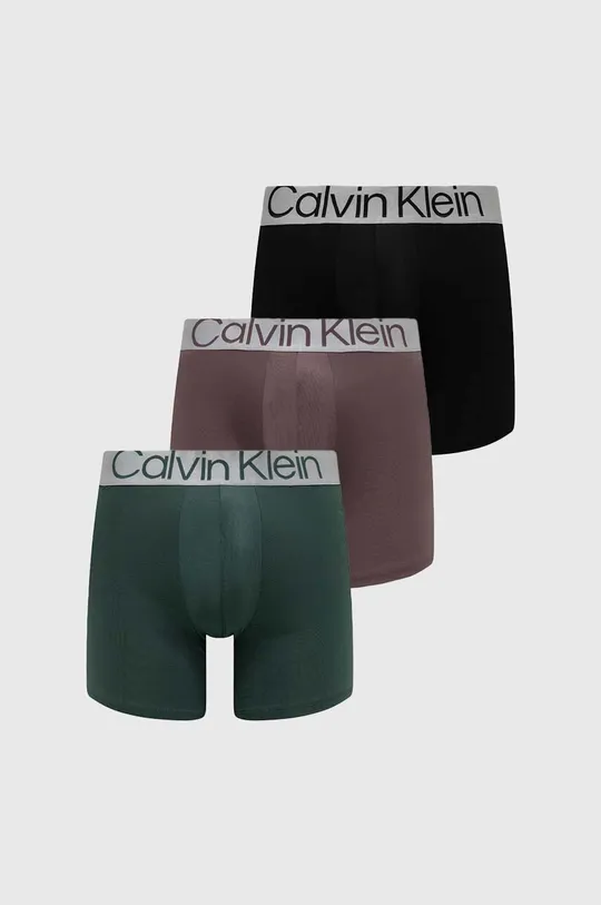 turkusowy Calvin Klein Underwear bokserki 3-pack Męski