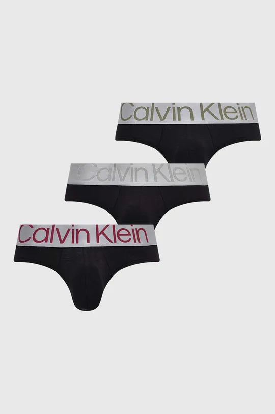 μαύρο Σλιπ Calvin Klein Underwear 3-pack Ανδρικά