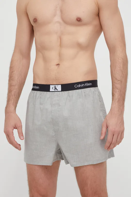 Bombažne boksarice Calvin Klein Underwear 3-pack pisana