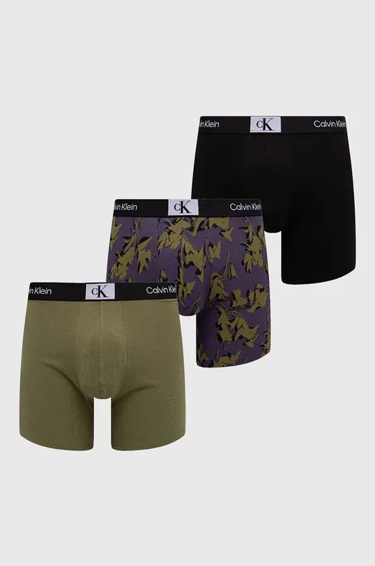 зелений Боксери Calvin Klein Underwear 3-pack Чоловічий