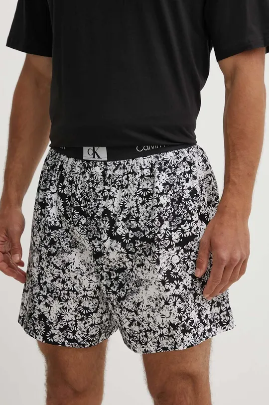 czarny Calvin Klein Underwear piżama bawełniana