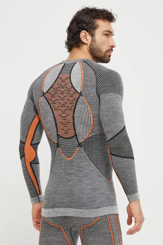 X-Bionic longsleeve funkcyjny Merino 4.0 87 % Wełna merynosów, 12 % Polipropylen, 1 % Elastan