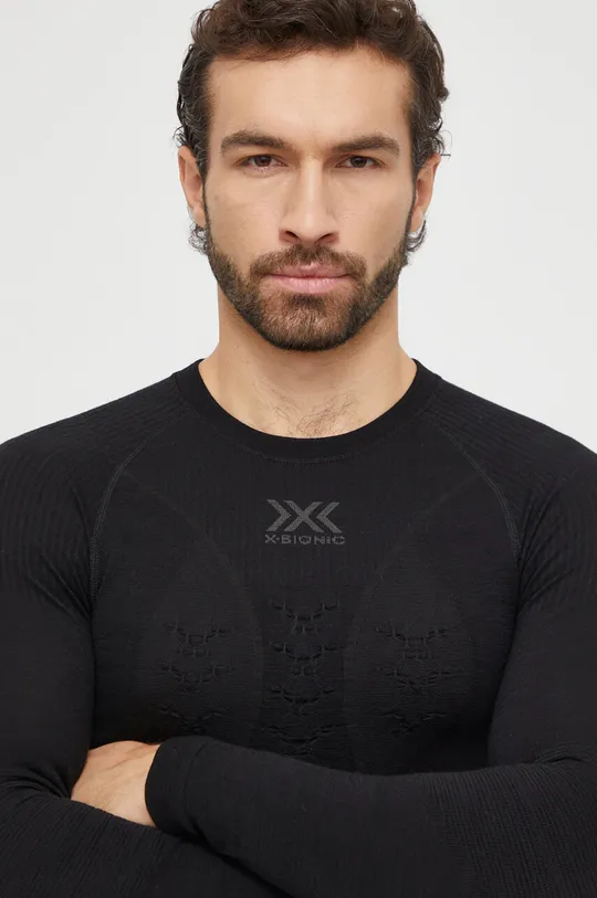 črna Funkcionalna majica z dolgimi rokavi X-Bionic Merino 4.0