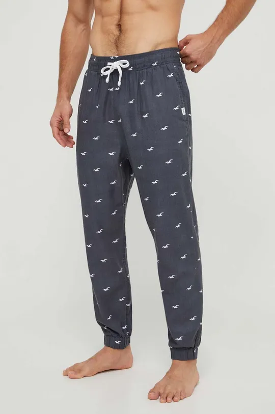 Pyžamové nohavice Hollister Co. 2-pak sivá