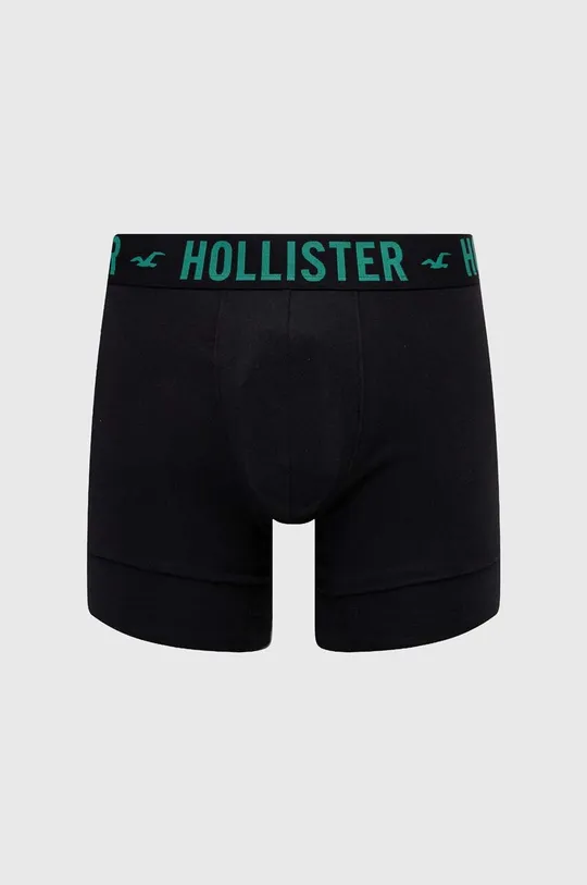 Μποξεράκια Hollister Co. 7-pack μαύρο