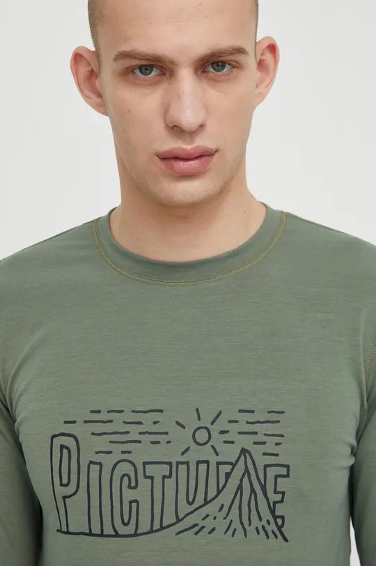 zelená Funkčné tričko s dlhým rukávom Picture Nangha