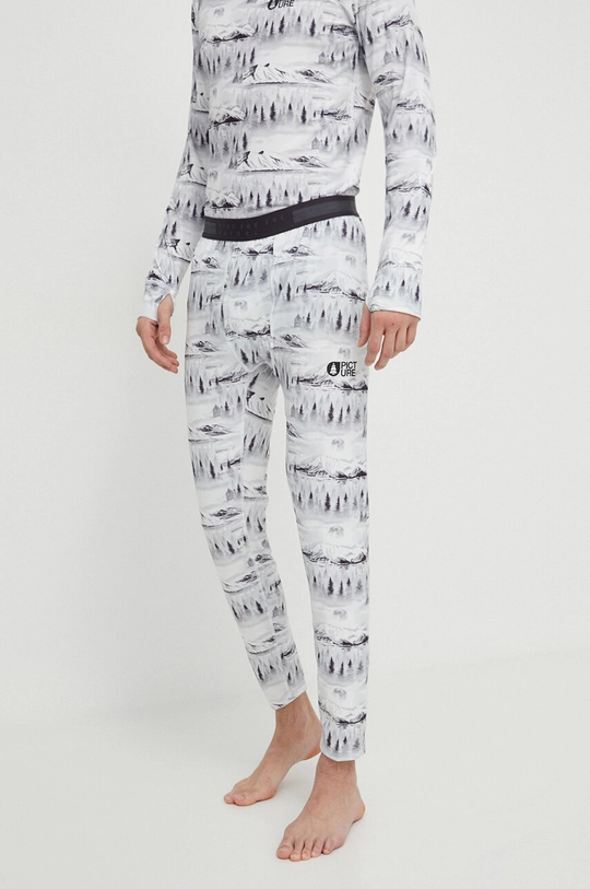 bianco Picture leggins funzionali Lhotse Uomo