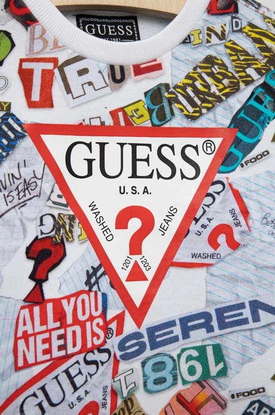 Παιδική βαμβακερή μπλούζα Guess  100% Βαμβάκι