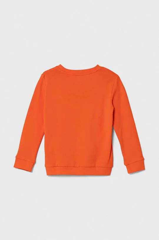 Παιδική βαμβακερή μπλούζα Guess πορτοκαλί