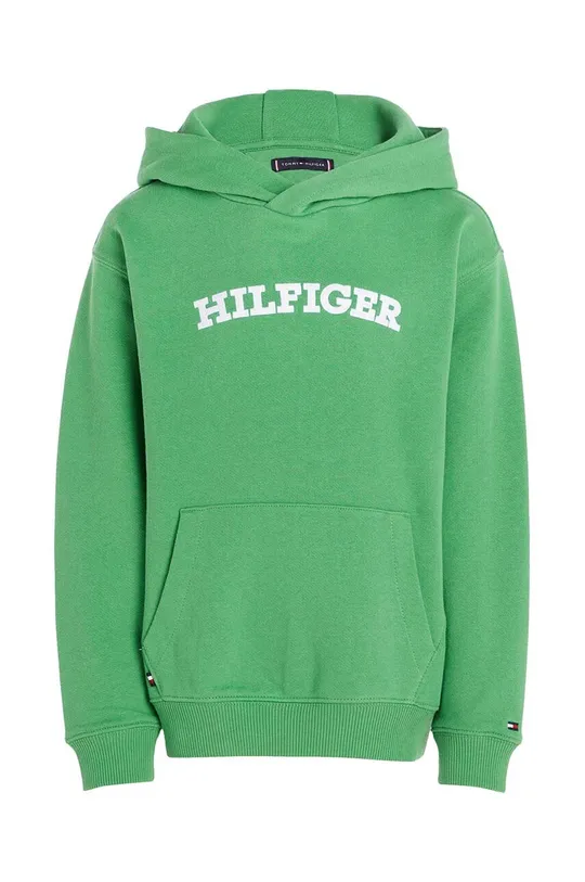 Παιδική μπλούζα Tommy Hilfiger πράσινο