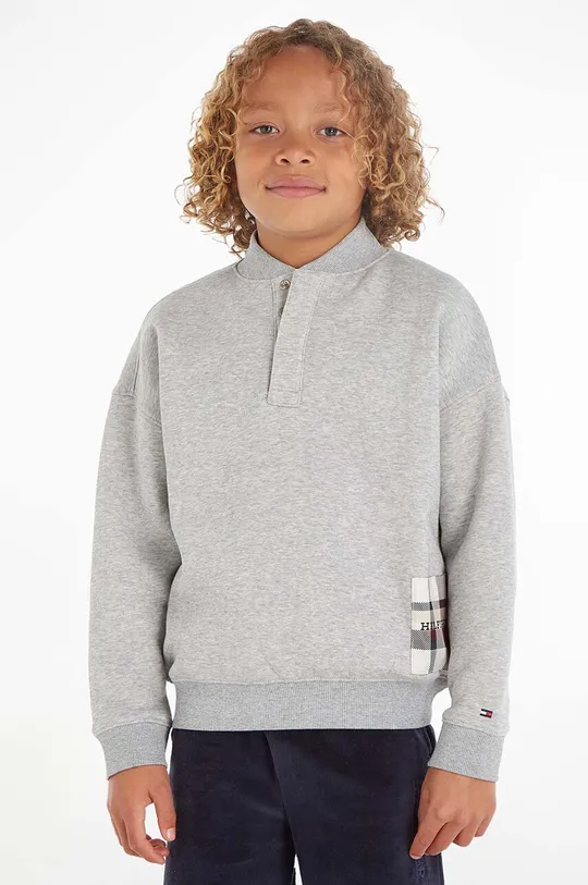 siva Otroški pulover Tommy Hilfiger Fantovski