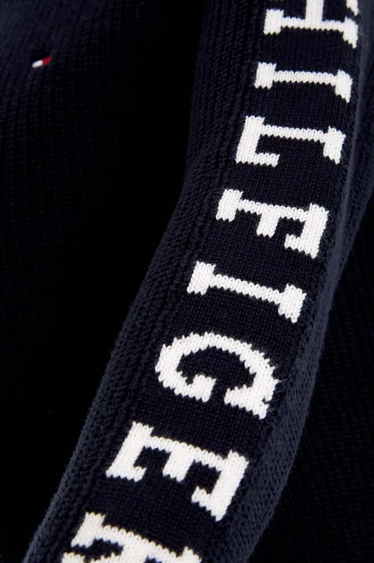 granatowy Tommy Hilfiger sweter bawełniany dziecięcy