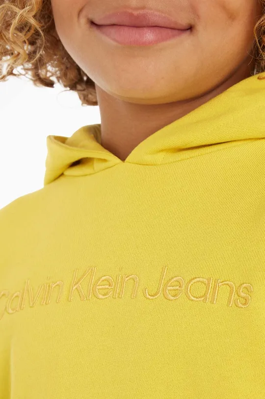 Παιδική βαμβακερή μπλούζα Calvin Klein Jeans Για αγόρια