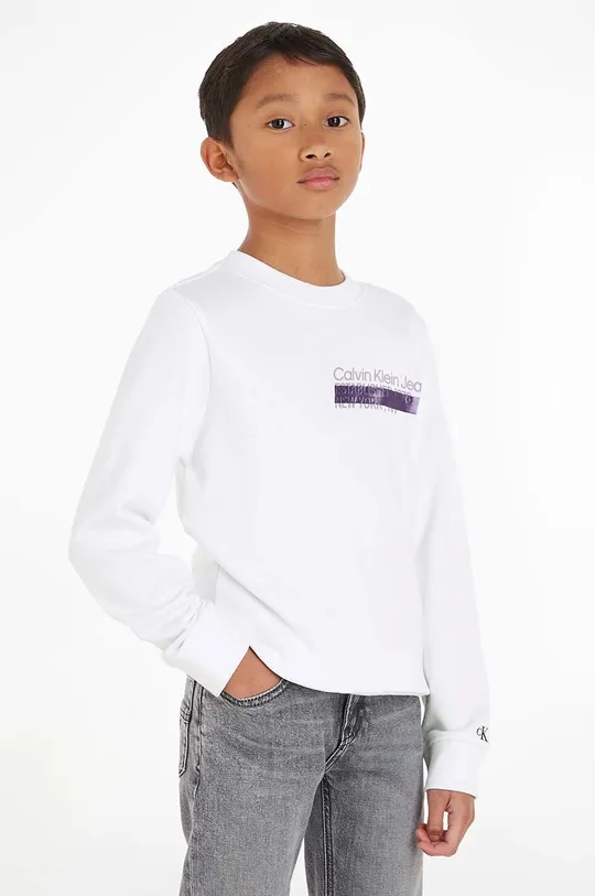 fehér Calvin Klein Jeans gyerek felső Fiú