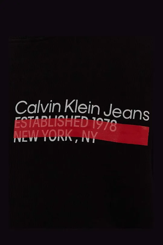 crna Dječja dukserica Calvin Klein Jeans