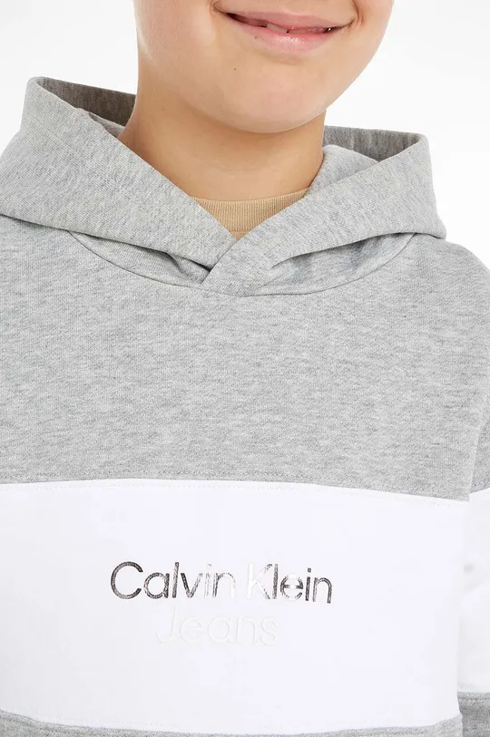 Otroški bombažen pulover Calvin Klein Jeans Fantovski