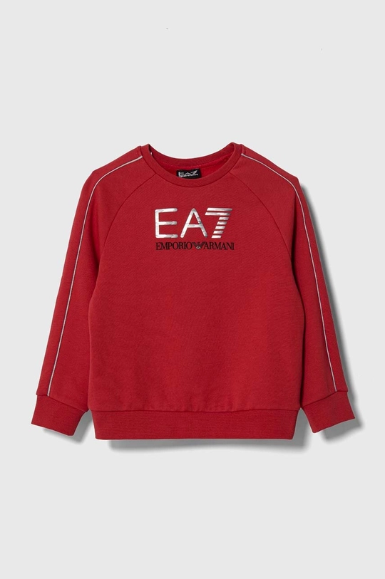 rosso EA7 Emporio Armani felpa per bambini Ragazzi