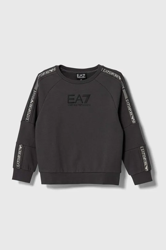 siva Otroški pulover EA7 Emporio Armani Fantovski