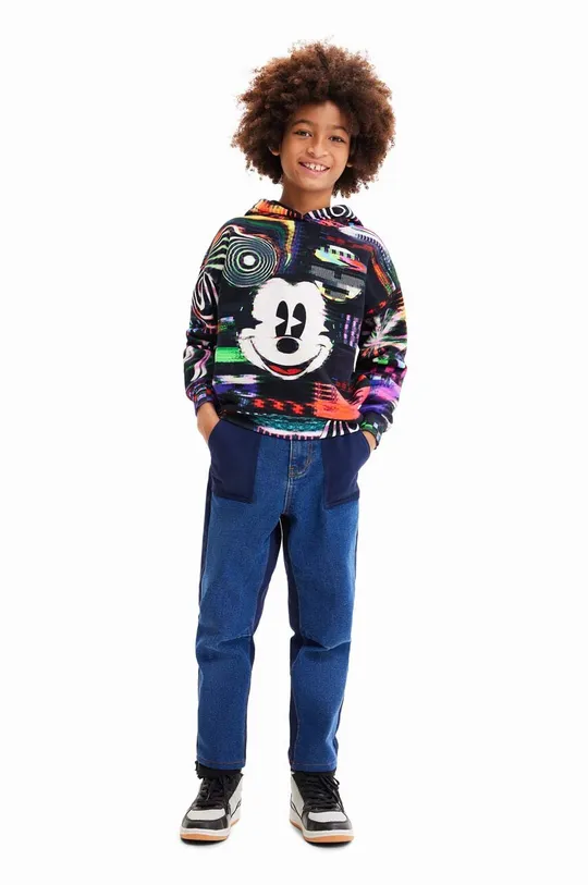 Otroški bombažen pulover Desigual x Disney