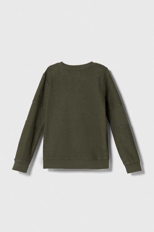 Bombažen pulover Guess zelena