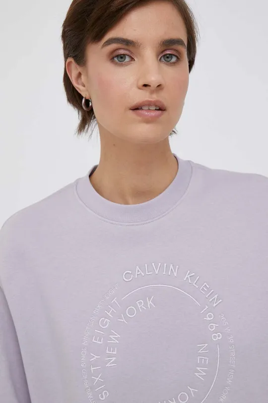 fialová Mikina Calvin Klein