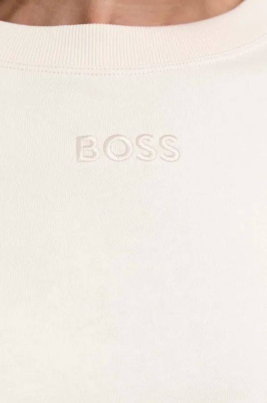 Βαμβακερή μπλούζα BOSS Γυναικεία