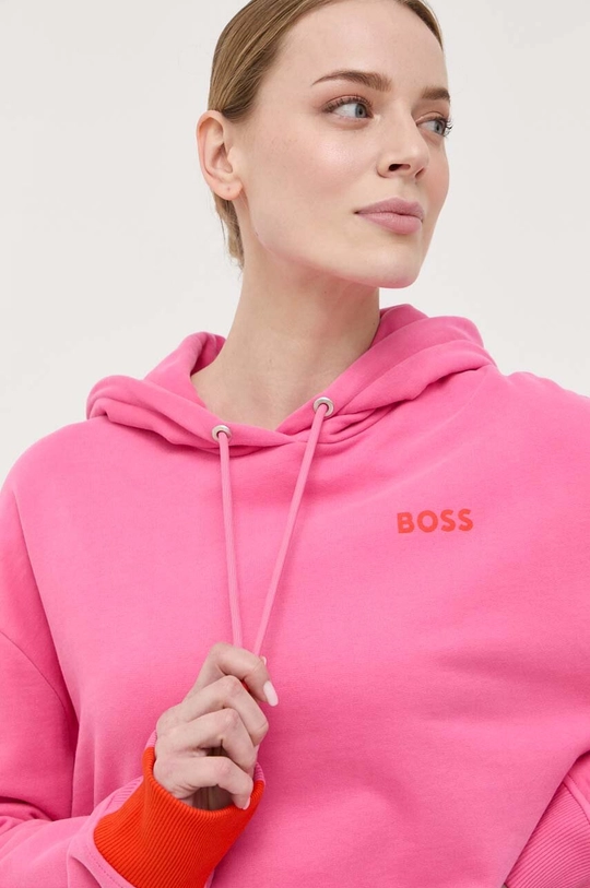 różowy BOSS bluza