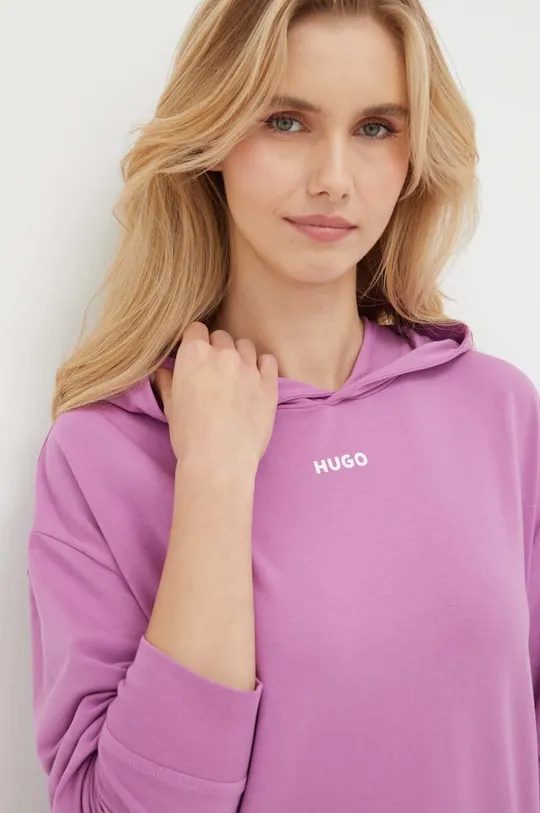 ljubičasta Homewear dukserica HUGO Ženski