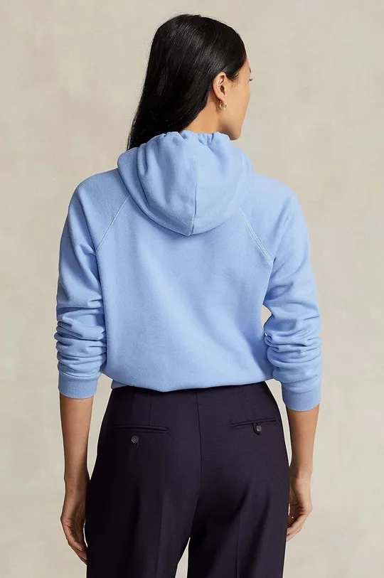 Βαμβακερή μπλούζα Polo Ralph Lauren μπλε