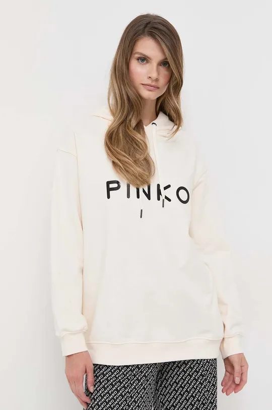 beżowy Pinko bluza bawełniana