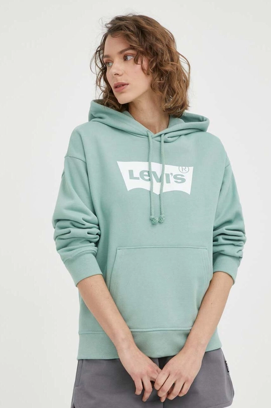 zielony Levi's bluza bawełniana