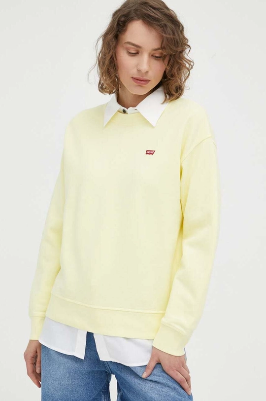 żółty Levi's bluza bawełniana Damski