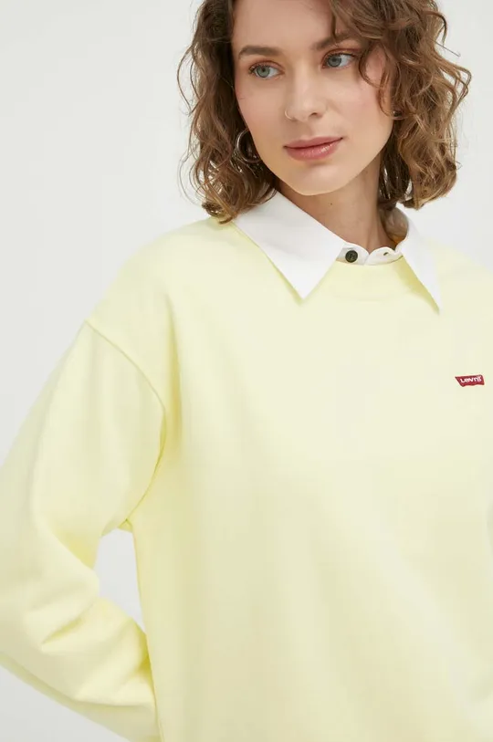żółty Levi's bluza bawełniana