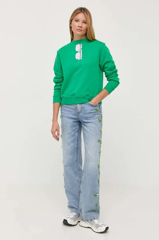 Μπλούζα Karl Lagerfeld πράσινο