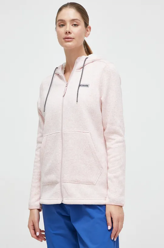 rózsaszín Columbia sportos pulóver Sweater Weather Női