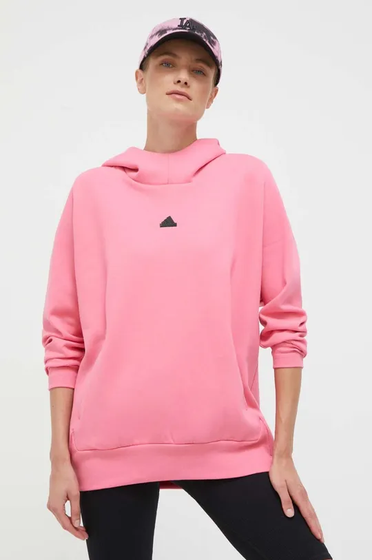 ροζ Μπλούζα adidas Z.N.E Γυναικεία