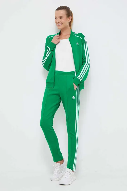 Pulover adidas Originals zelena
