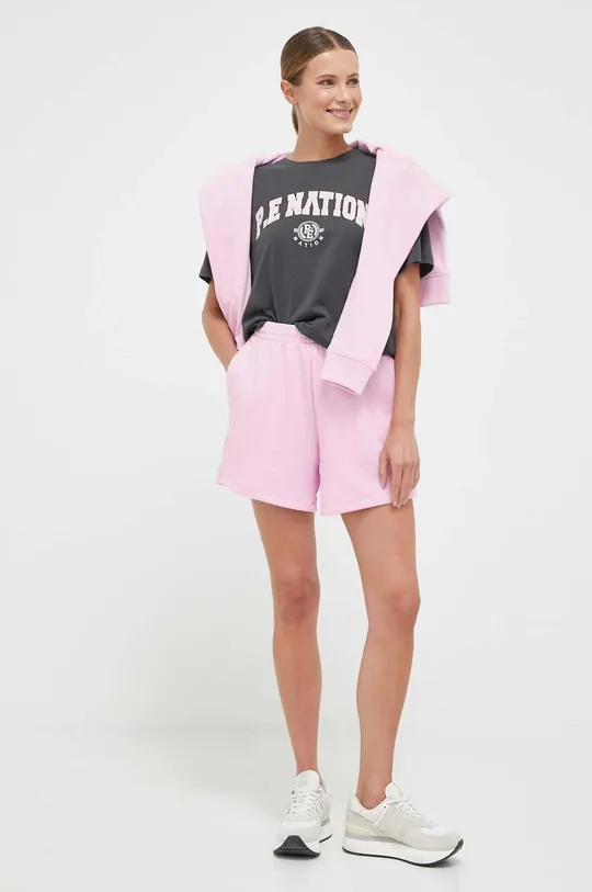 różowy adidas Originals bluza bawełniana