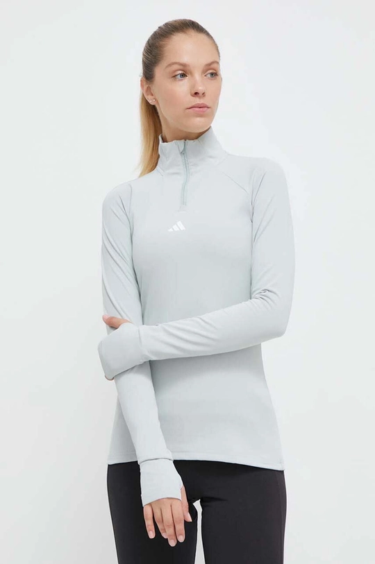 zielony adidas Performance bluza treningowa Techfit COLD.RDY Damski