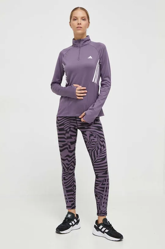 adidas Performance edzős pulóver Hyperglam lila
