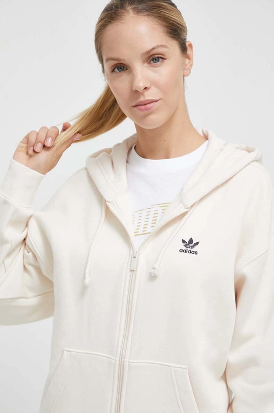 beige adidas Originals felpa