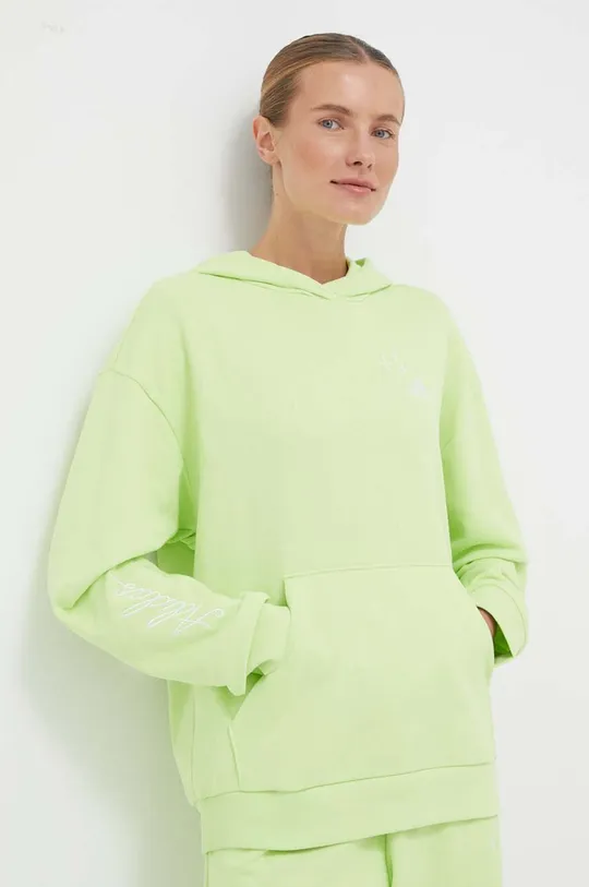 zelena Bombažen pulover adidas Ženski
