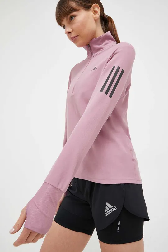 рожевий Кофта для бігу adidas Performance Own the Run Жіночий