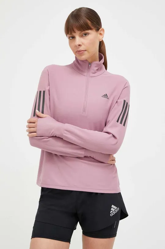 розовый Толстовка для бега adidas Performance Own the Run